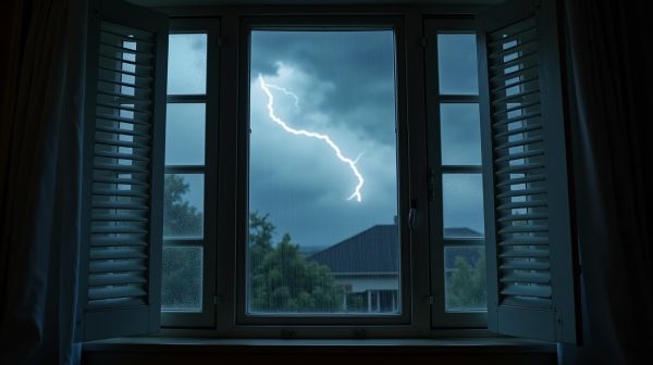 Faut-il fermer les volets roulants pour protéger vos fenêtres pendant une tempête ?